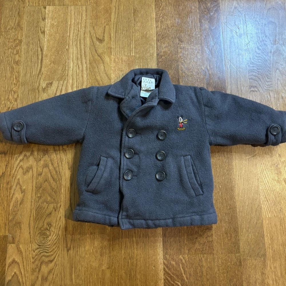 Vintage Disney Store Mickey Mouse Wool Peacoat (XXS / 2–3